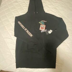 The Hundreds Black Hoodie creatures of the lagoon